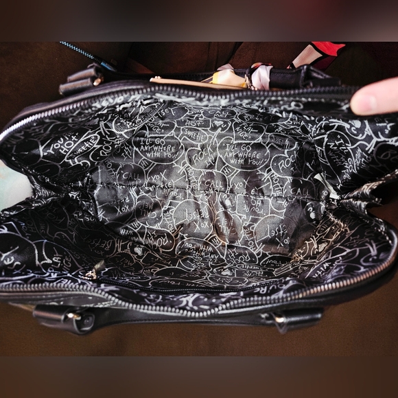 Betsey Johnson Leopard Face Dome Satchel Handbag- Rare - Picture 7 of 17